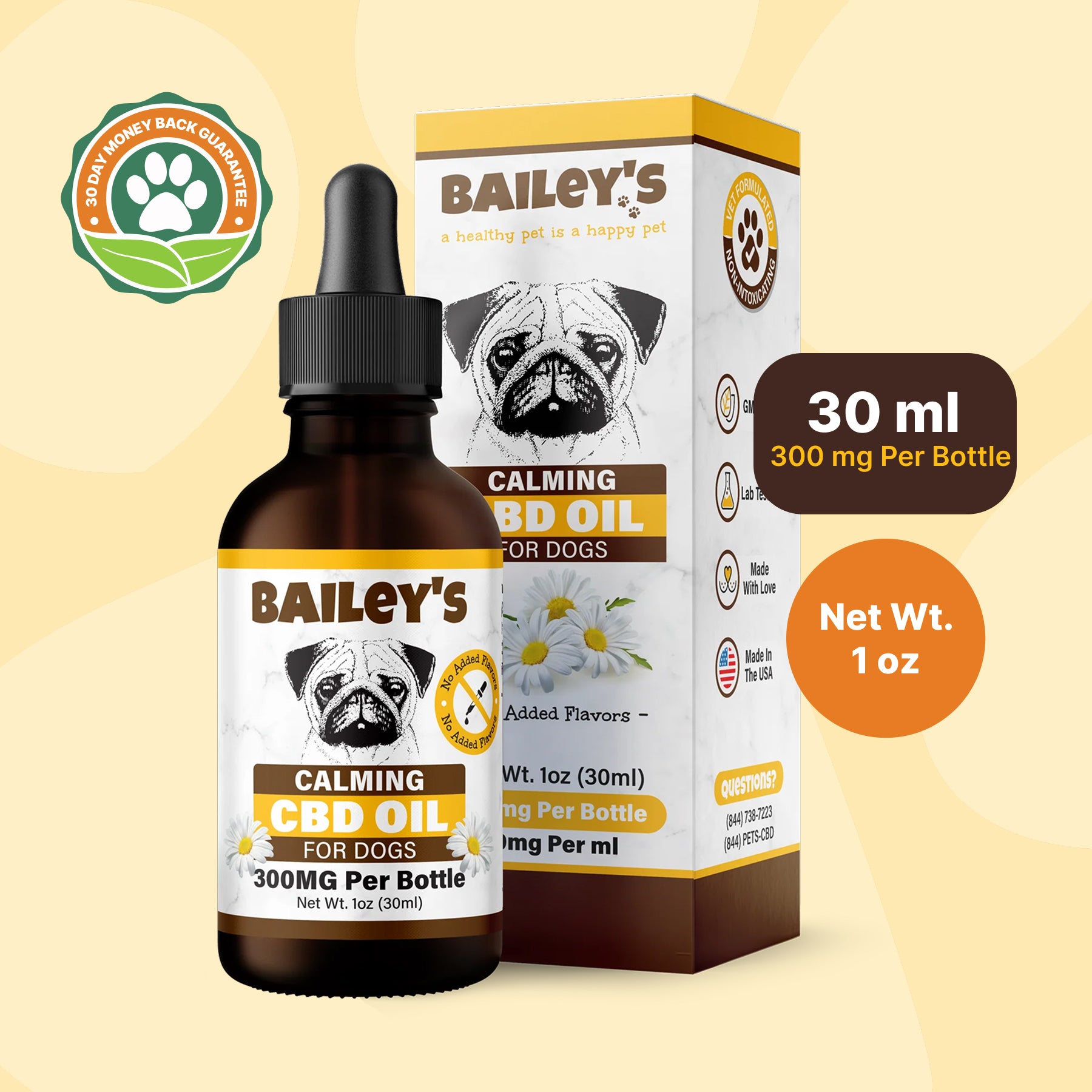 BaileysCBD Review: Calming CBD Oil for Dogs