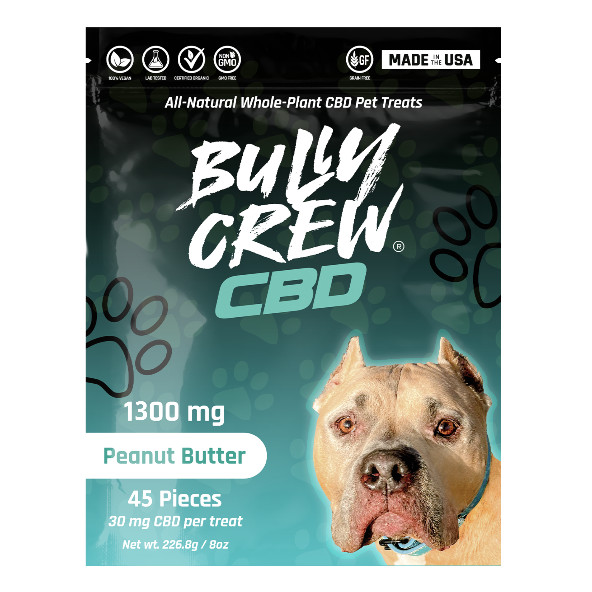 BullyCrew CBD Review: CBD Treats for Dogs (Peanut Butter, 1300mg)