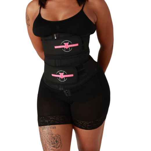 Fupa Be Gone Waist Trainer Review: Double Belt Compression Shapewear