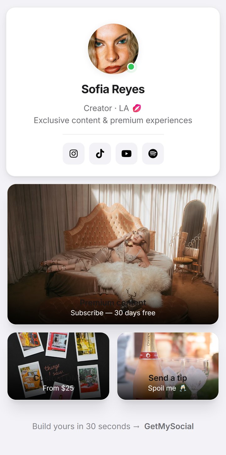GetMySocial Review: Link in Bio Built for Agencies and Creators