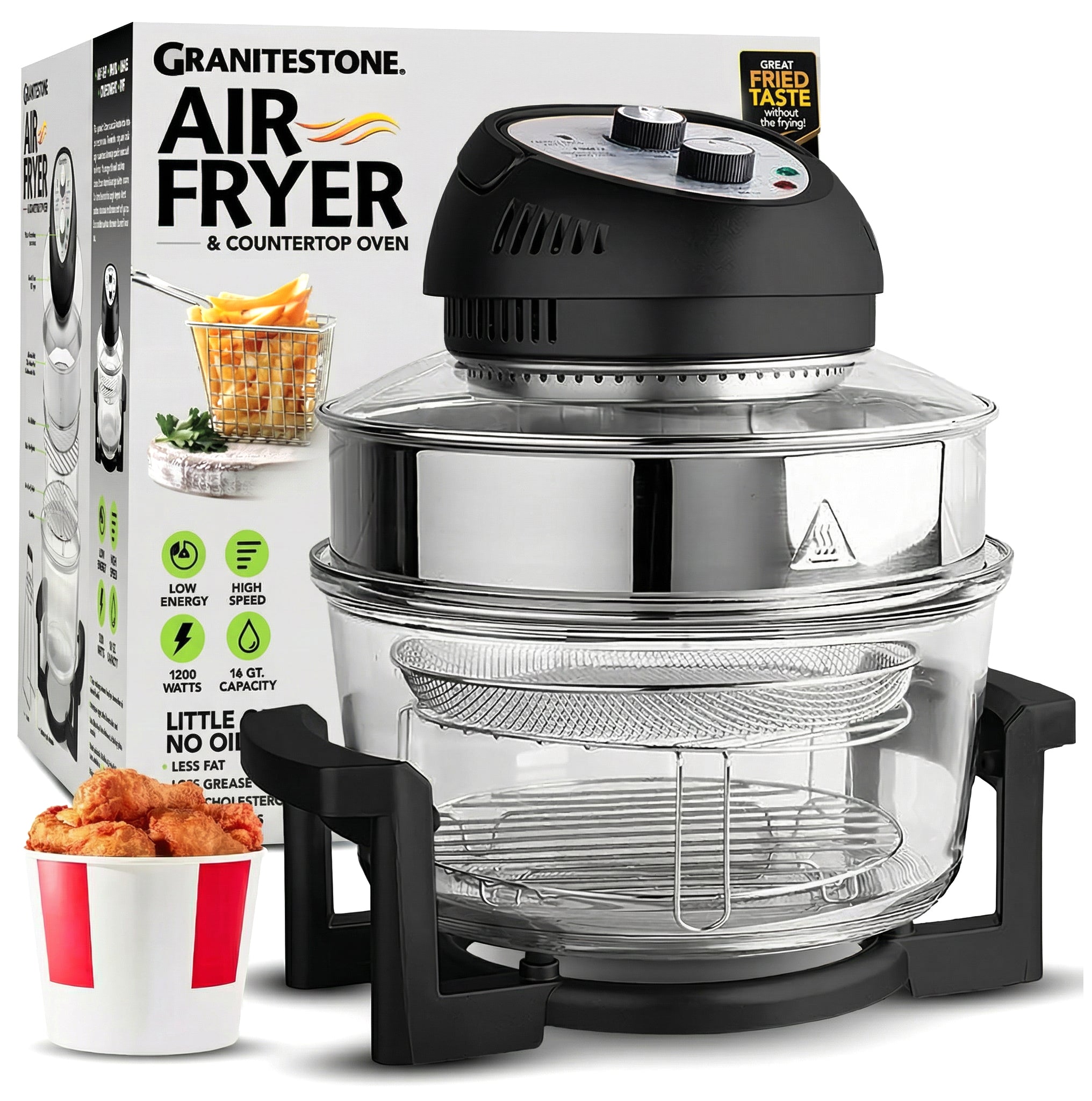 Granite Stone Glass Air Fryer XL Review: Is the 16-Quart Giant Worth It?