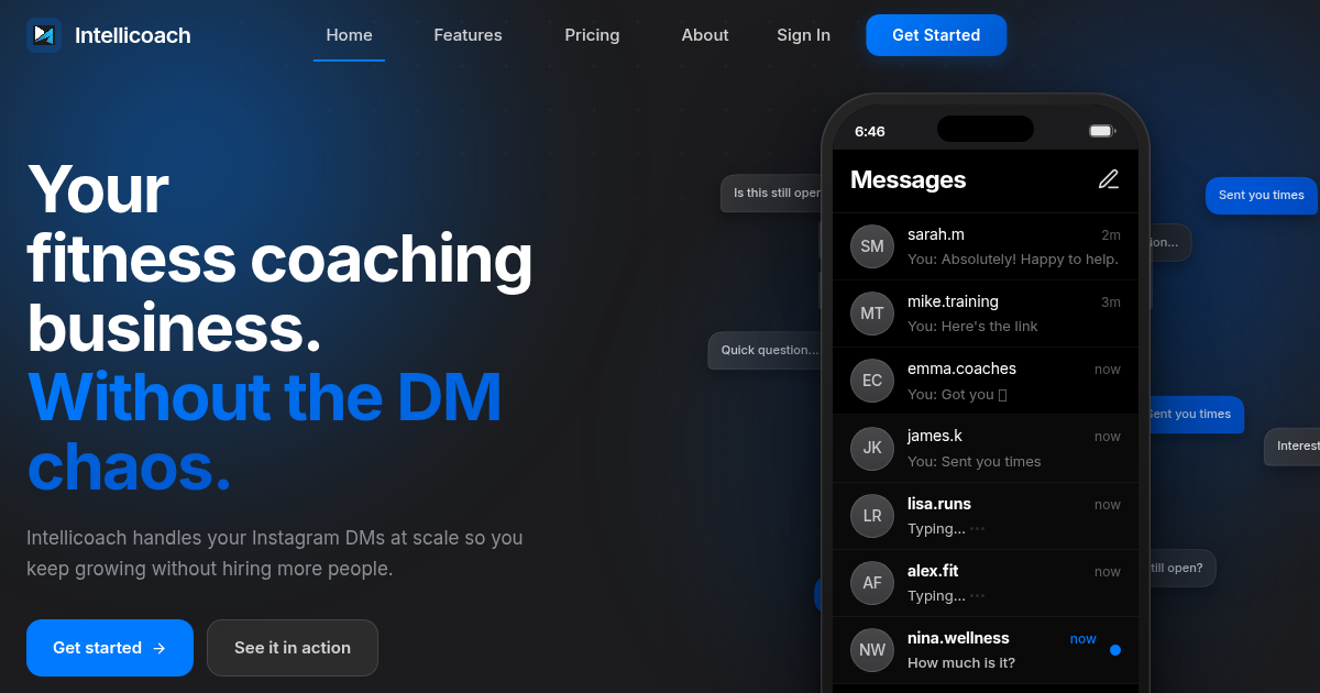 Intellicoach Review: AI Appointment Setter for Coaches