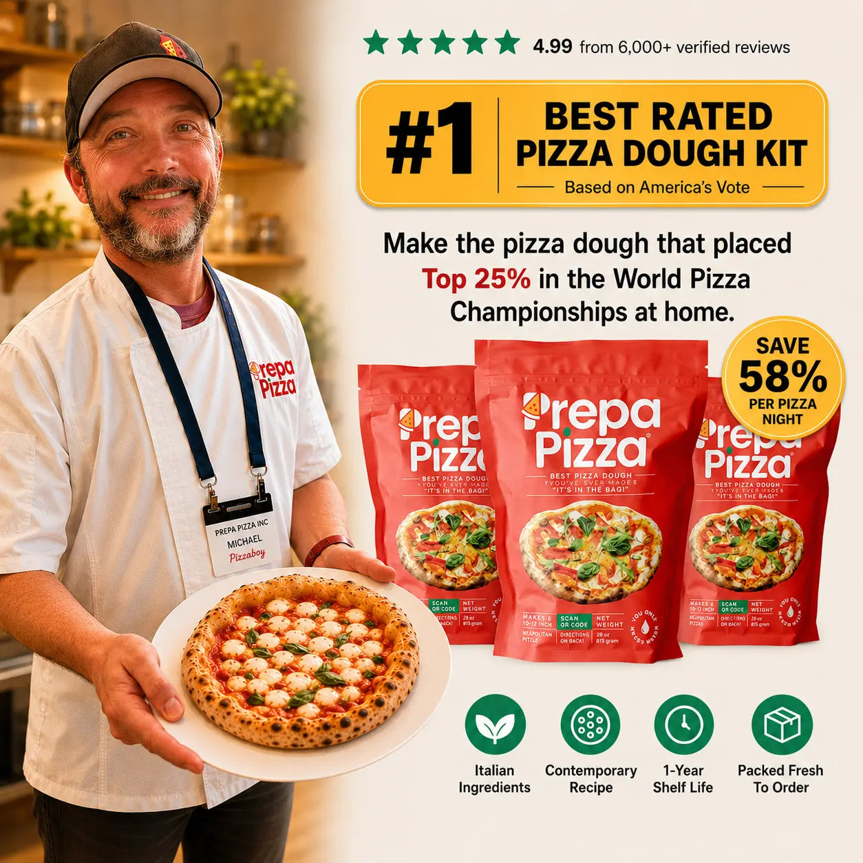 Prepa Pizza Review: Prepa Pizza Dough Making Kit