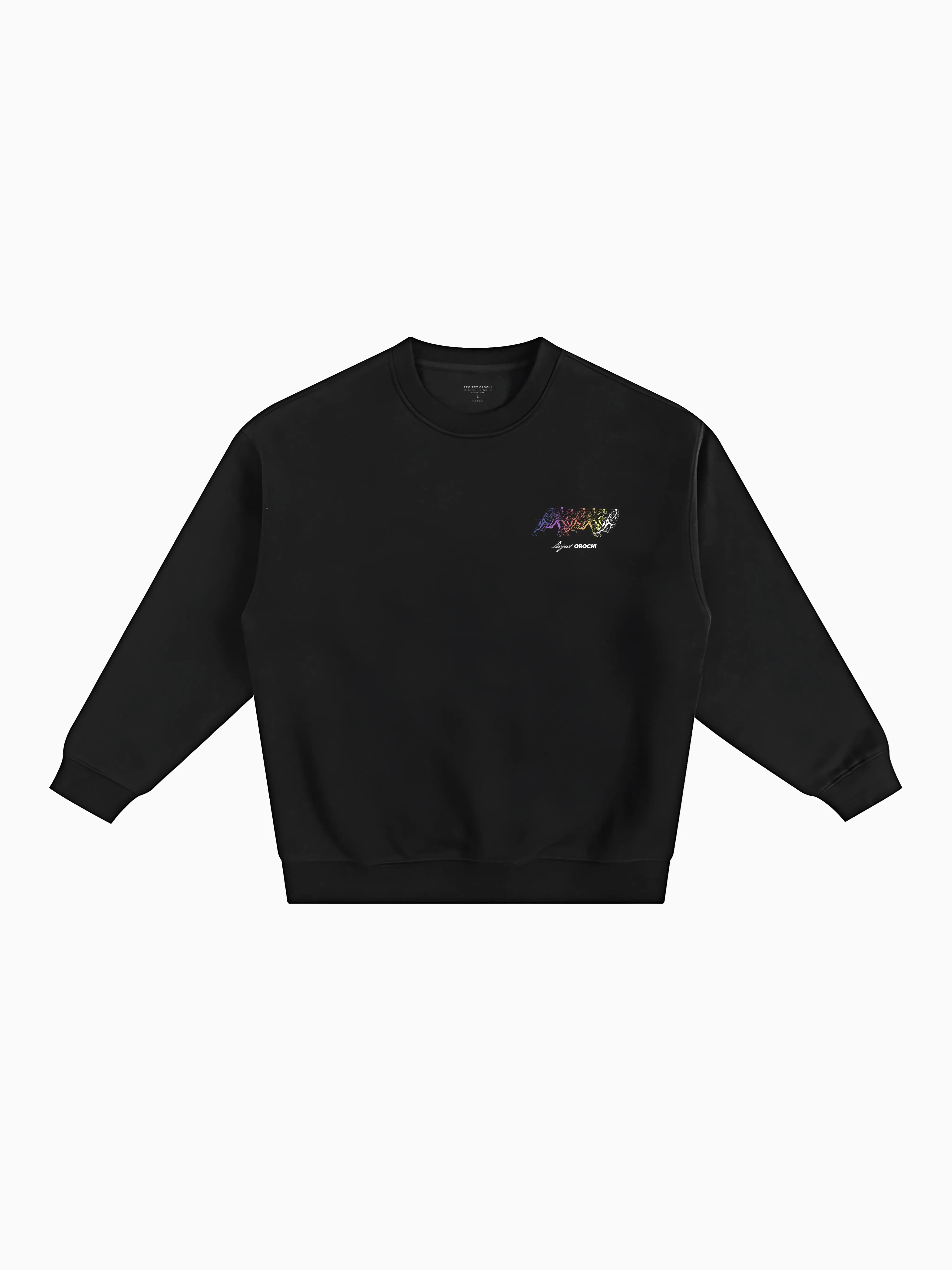 Project Orochi Review: Run Club Box Crewneck Black
