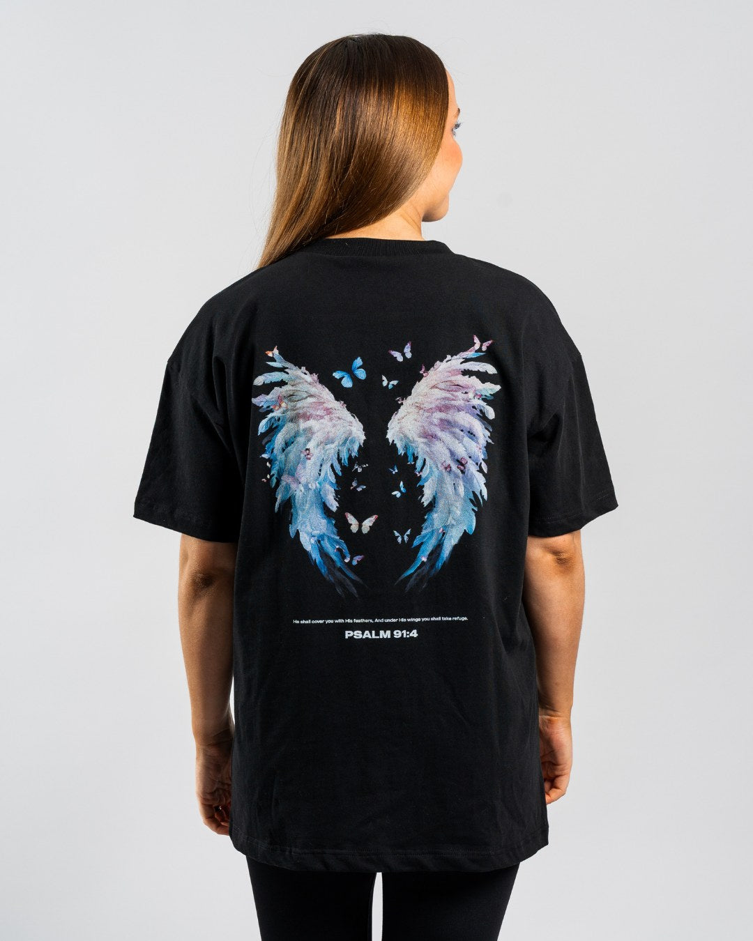 SAVD Clothing Psalm 91:4 'Under His Wings' Oversized T-Shirt Review